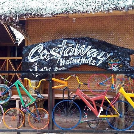 Castaway Native Huts Appartement San Vicente  Buitenkant foto