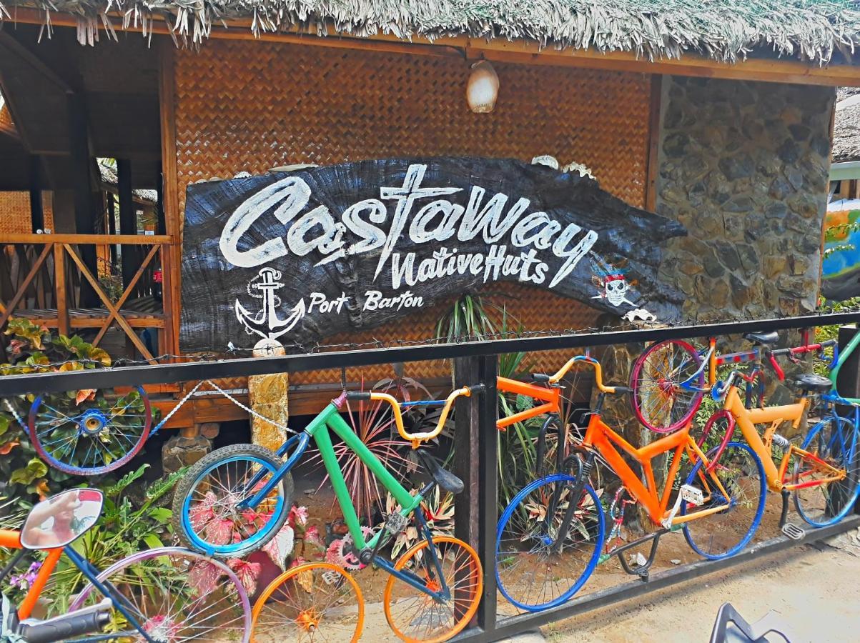 Castaway Native Huts Appartement San Vicente  Buitenkant foto
