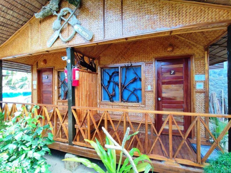 Castaway Native Huts Appartement San Vicente  Buitenkant foto